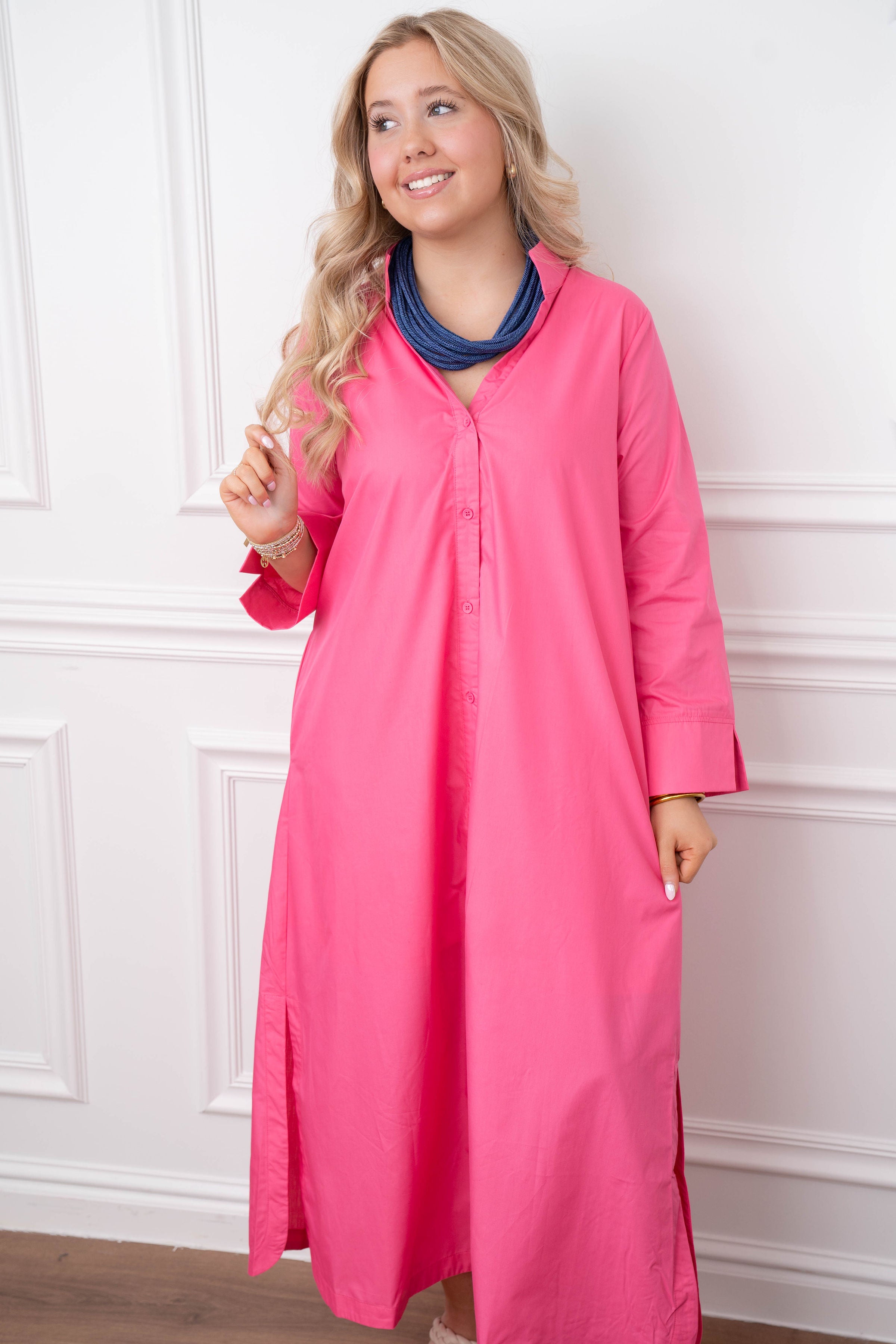 Lucy Maxi Dress in Pink