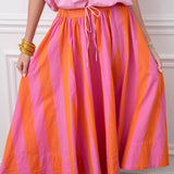 Free People Pink Combo Skirt