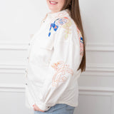 Free People Bird Ivory Jacket