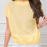 Yellow Knit Sweater