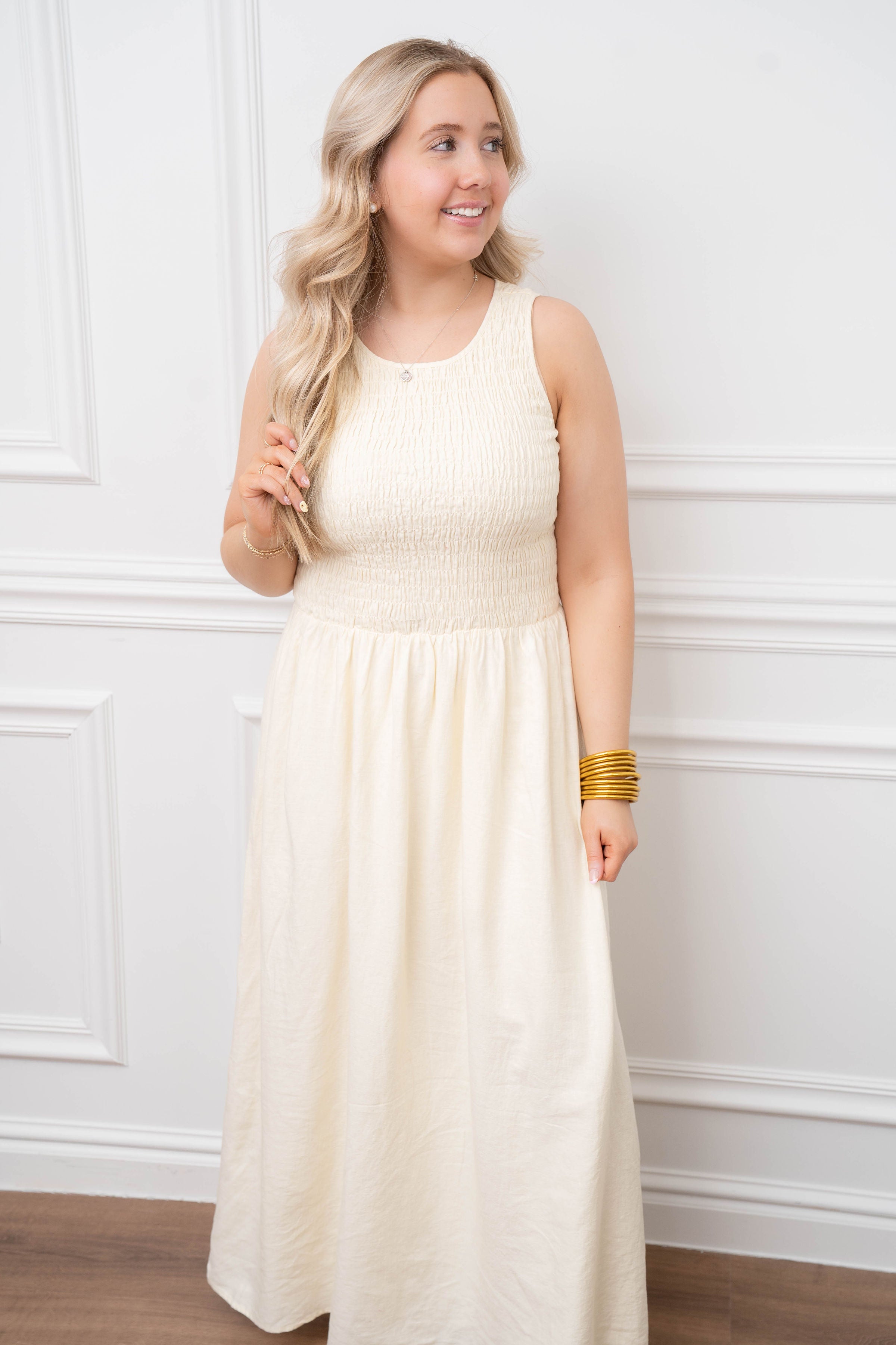 Z Supply Maxi Dress Pineapple