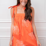 Studio Orange Flower Sundress