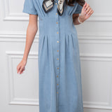 Emily McCarthy Georgia Dress Classic Denim SALE!