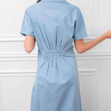 Emily McCarthy Georgia Dress Classic Denim SALE!