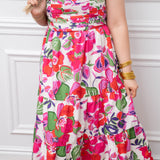 Garden Party Floral Midi Dress
