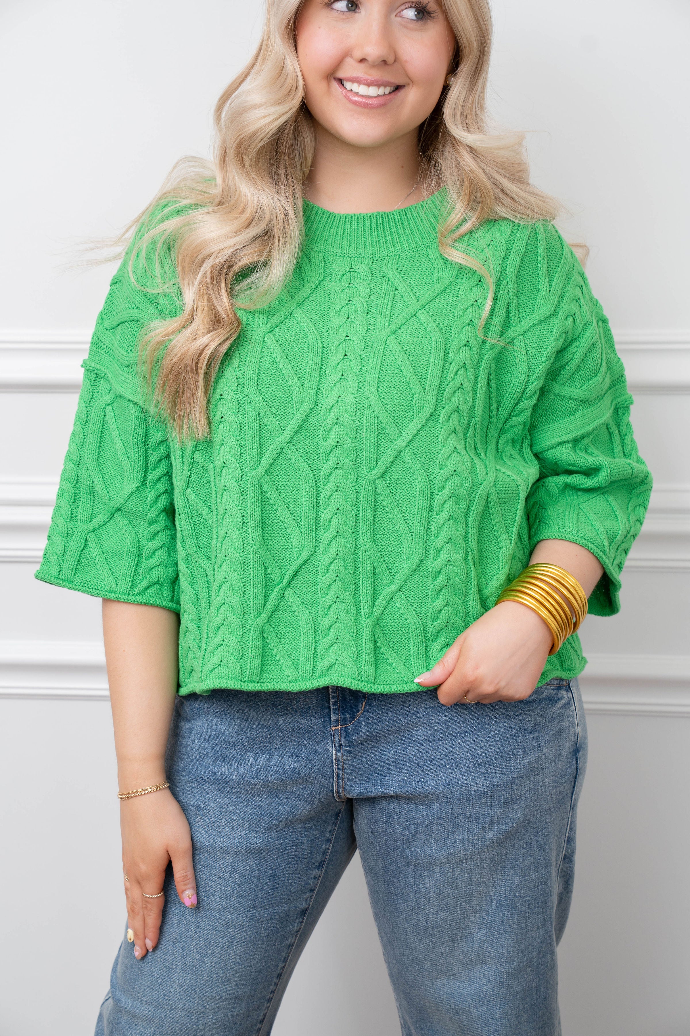 Kelly Cable Knit Sweater