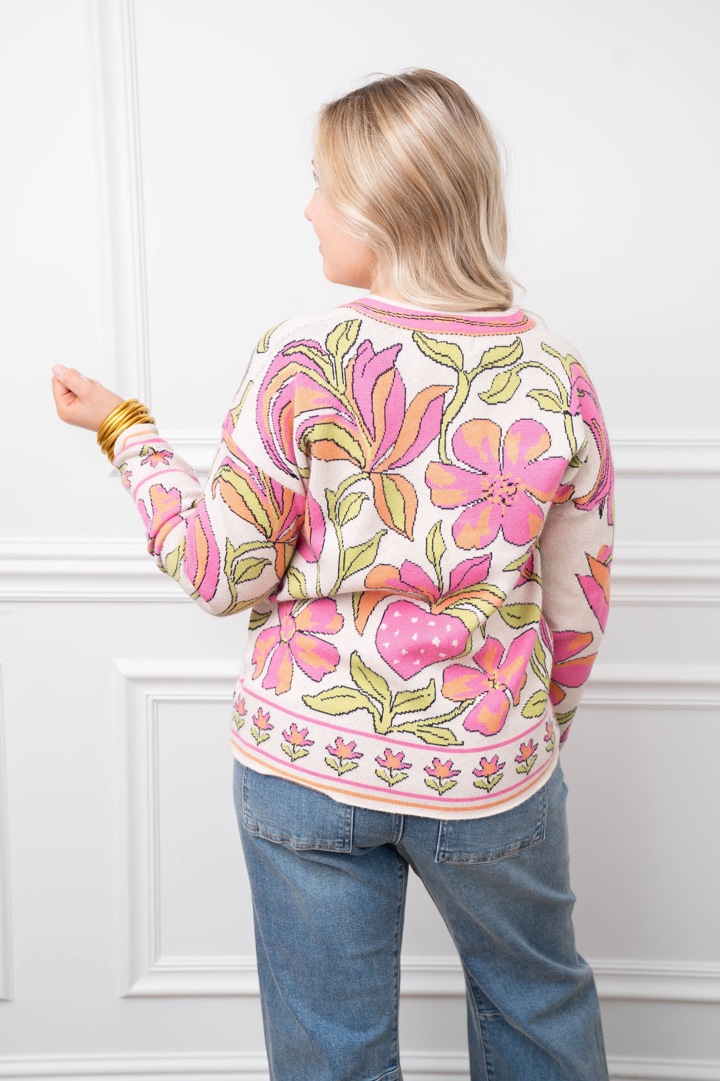 Floral Colorful Cardigan