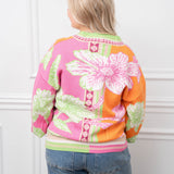 Floral Button Down Cardigan