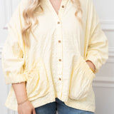 Free People Banana Cream Button Blouse