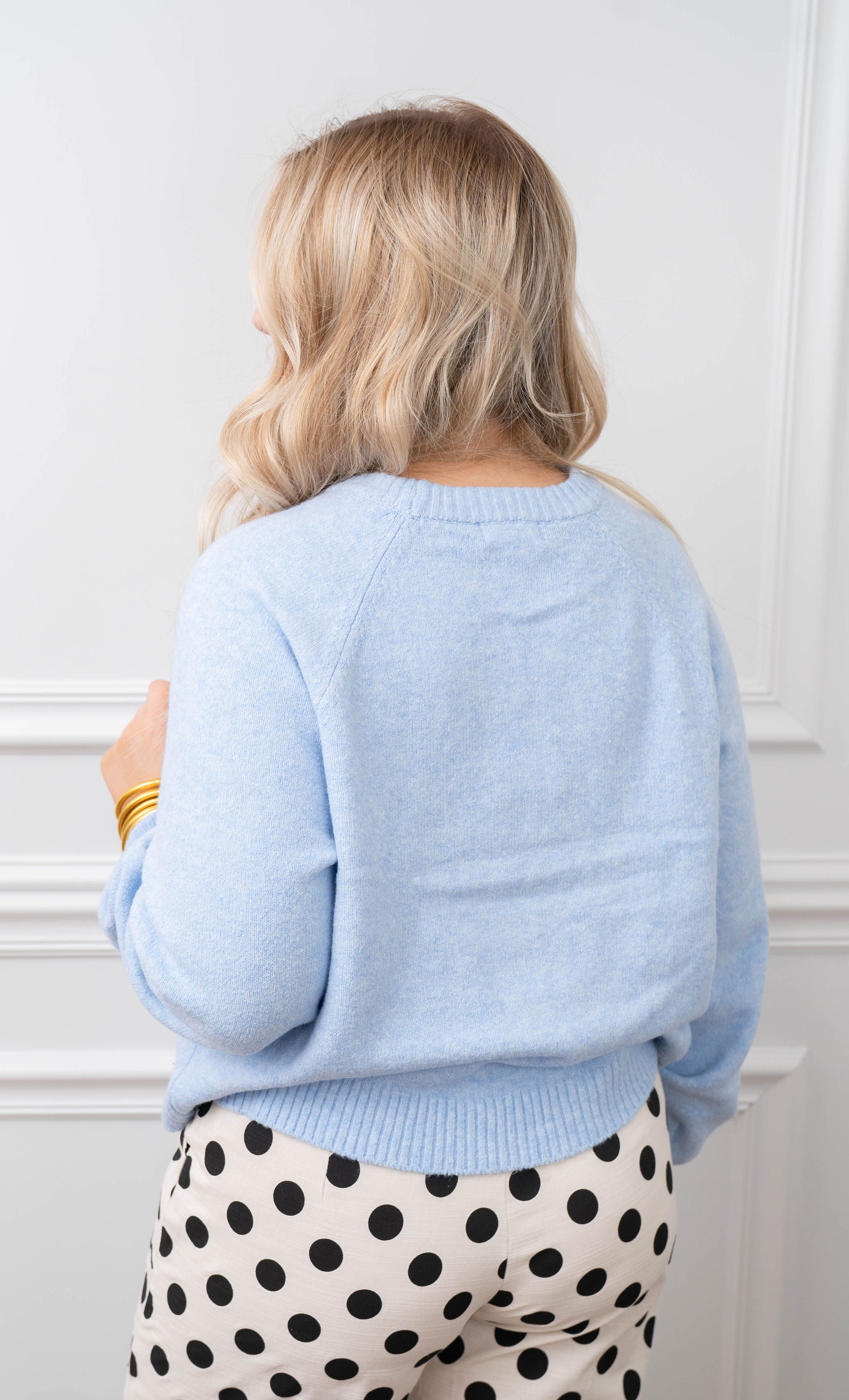 Z Supply Light Blue Coming Up Sweater