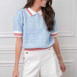 Emily McCarthy Saylor Short Gardenia Denim