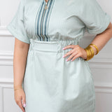 Emily McCarthy Feldspar Stripe Dress