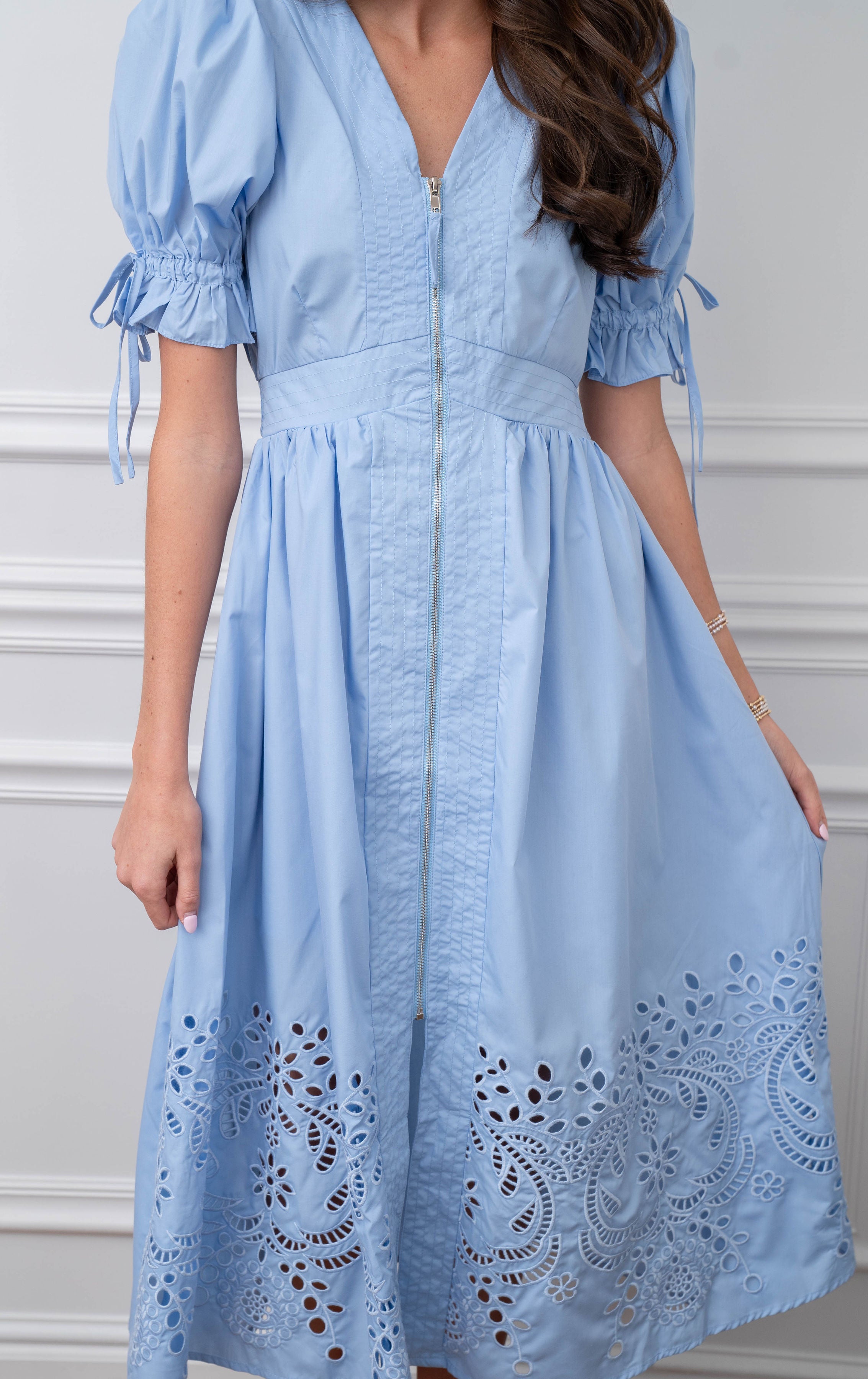 Cindi Eyelet Midi Dress