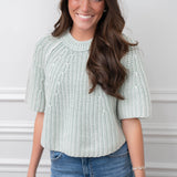 Free People Green Sweater