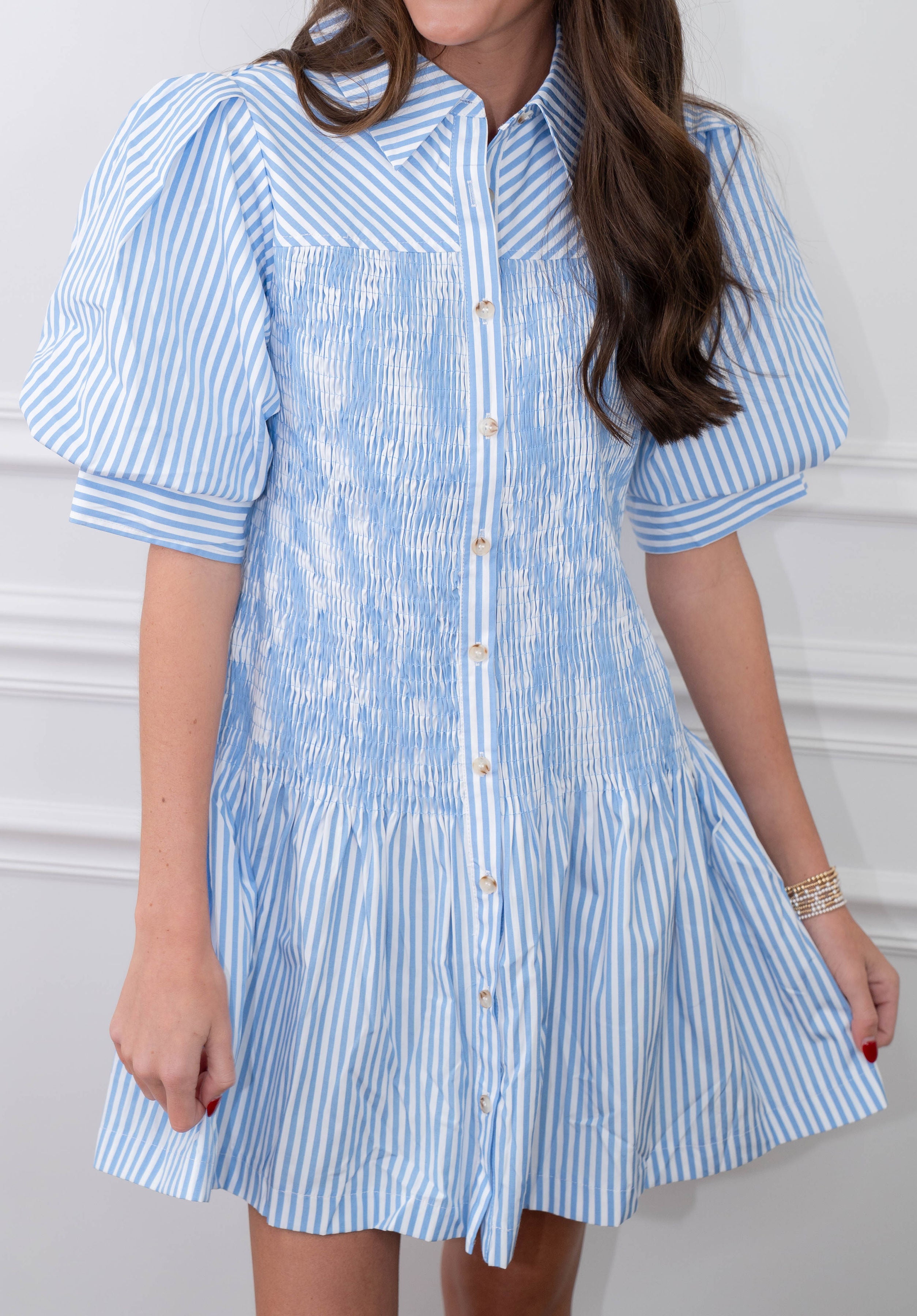 Caroline Smocked Dress