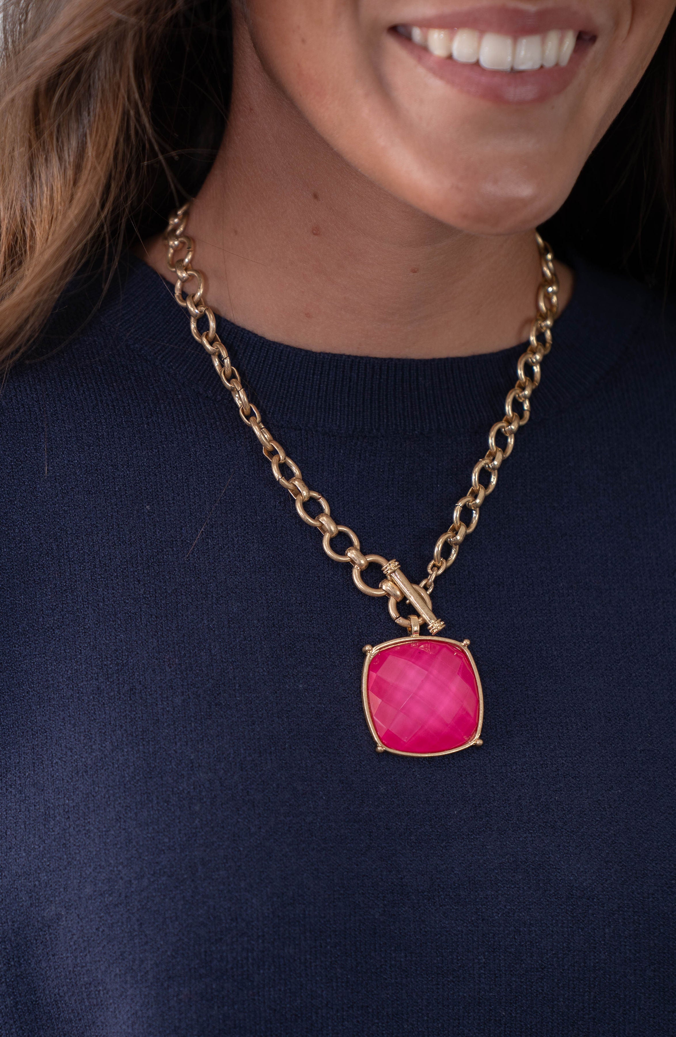 Bellamy Necklace Pink