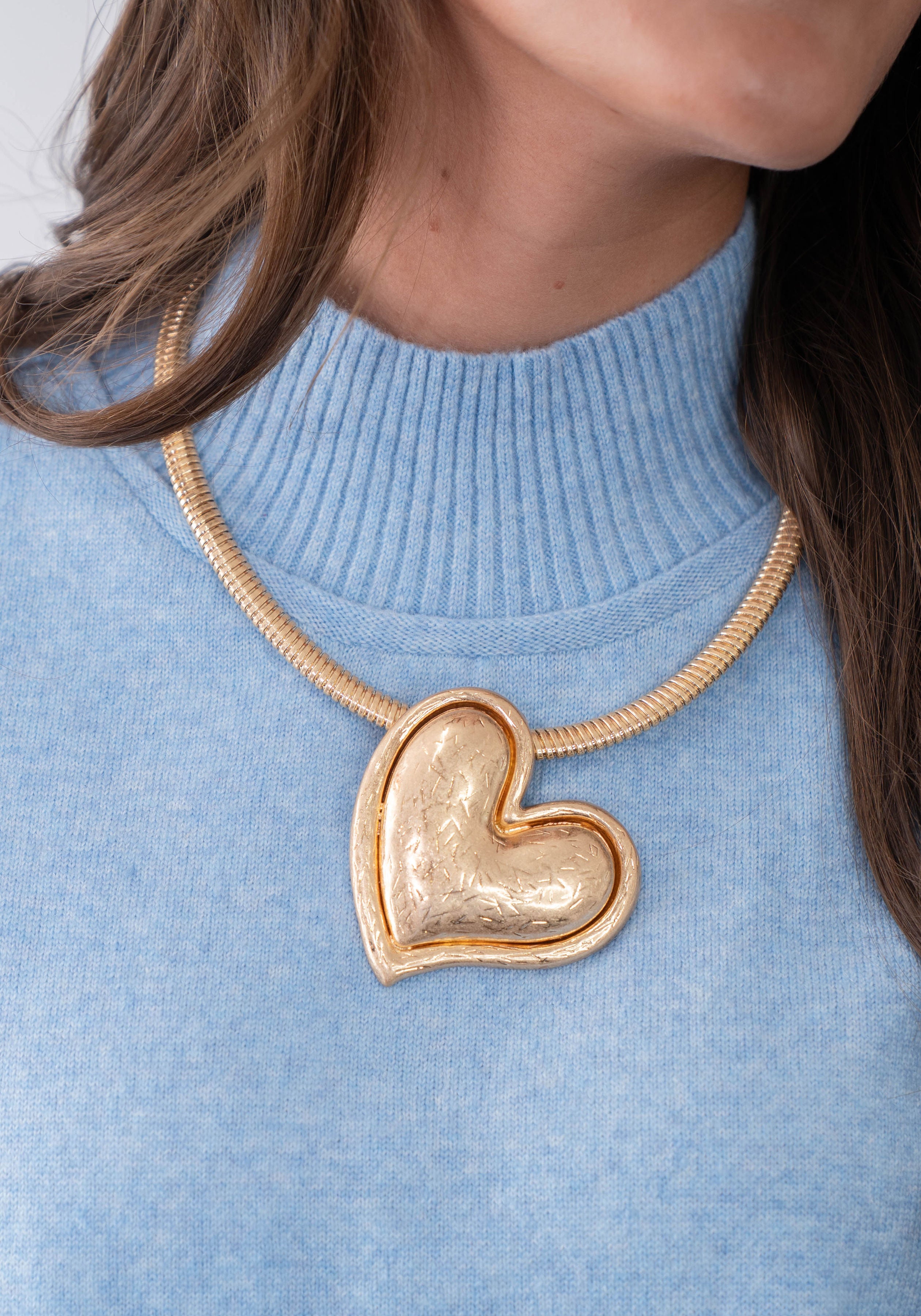 Golden Heart Necklace