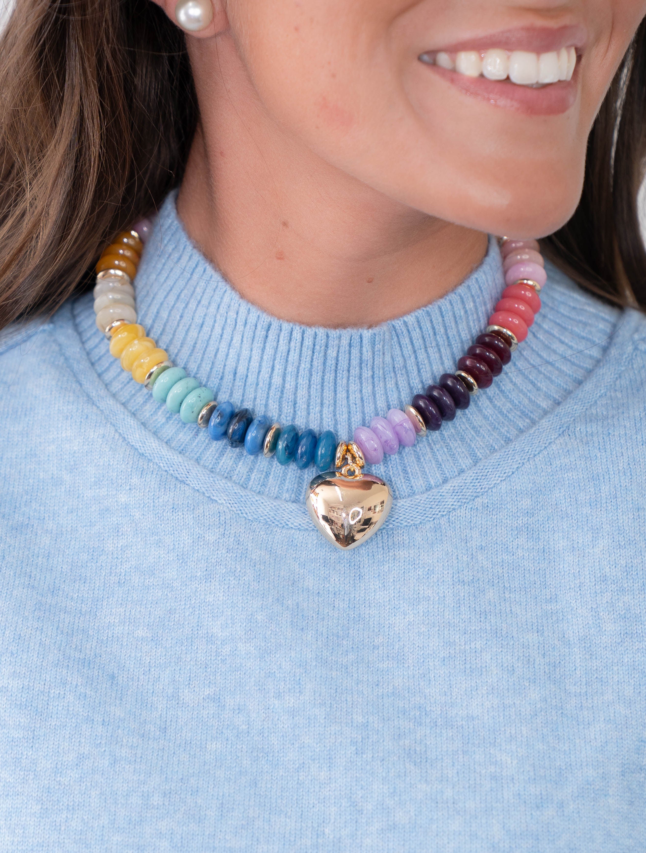 Candyland Necklace Multi Pink