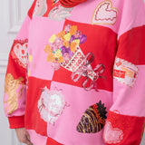 Queen of Sparkles Checkered Icon Sweatshirt