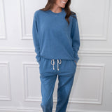 Z supply Boyfriend Denim Sweatshirt