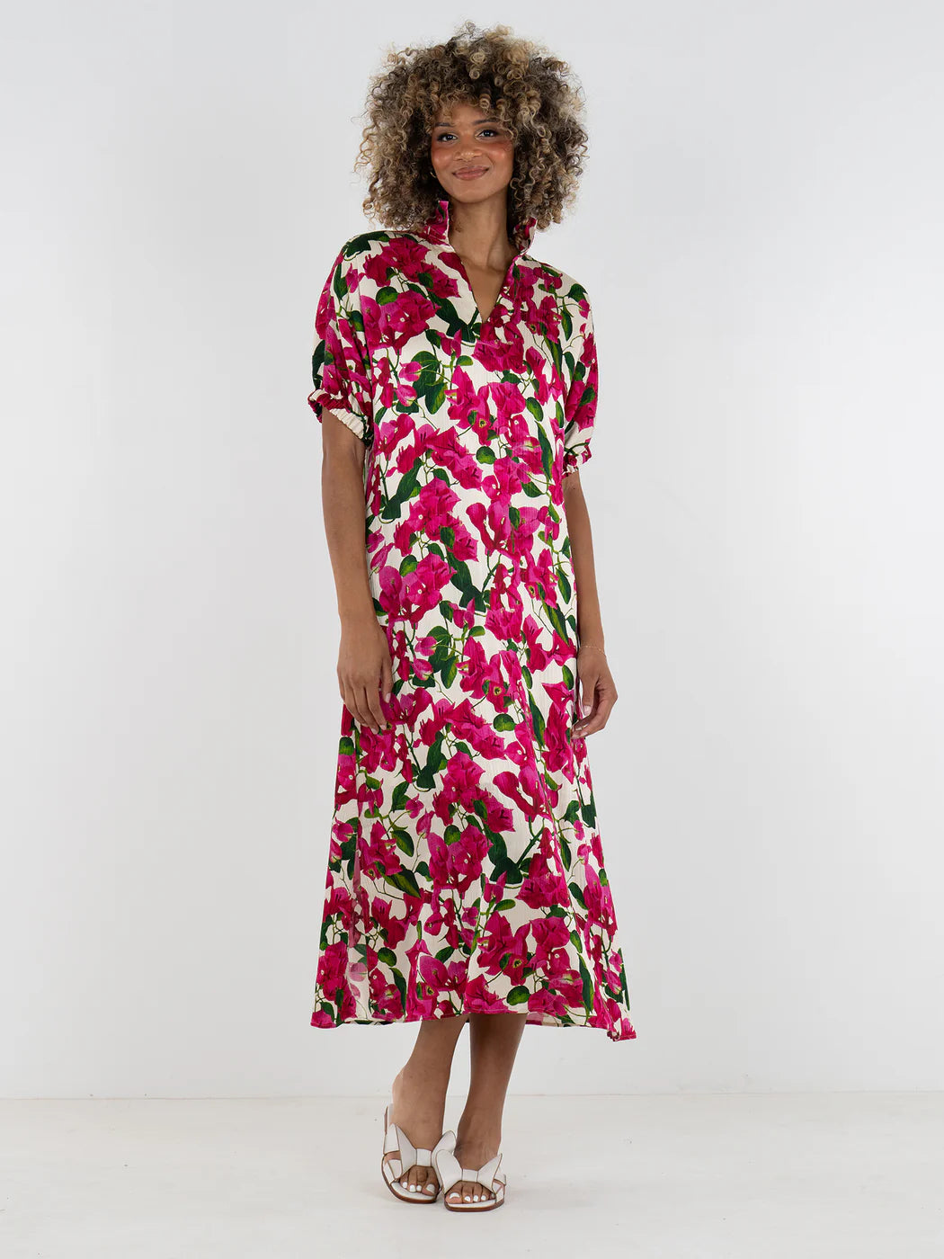 Poppy Maxi in Bougainvillea