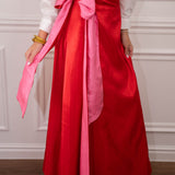 House of MBR Shantung Skirt