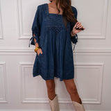 Free People Midnight Denim Dress