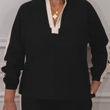 Emily McCarthy Long-Sleeve Poppi Midnight Vanilla