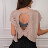 Free People Sandy Crossover Top