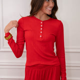 Z Supply Holly Pointelle Top