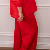 Spanx Wide Leg Pant Red