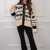 Free People Cardigan Neutral Combo