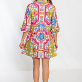 House of MBR Surcie Blythe Empire Short Dress