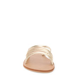 Beach Cali Gold Leather Sandal