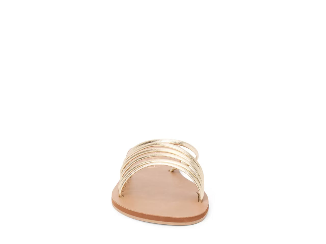 Beach Cali Gold Leather Sandal