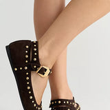 Free People Espresso Mystic Halo Mary Jane Shoes