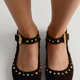 Free People Espresso Mystic Halo Mary Jane Shoes