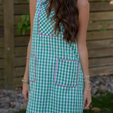 Palm Springs Gingham Dress