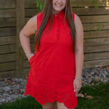 Red Hot Summer Mini Dress