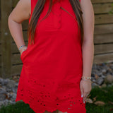 Red Hot Summer Mini Dress