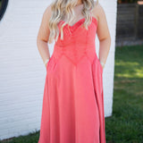 Free People Sour Sweet Red Dress