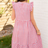 Mary Square Riley Gingham Dress