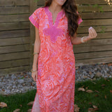 Coral Cove Maxi Dress