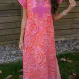 Coral Cove Maxi Dress