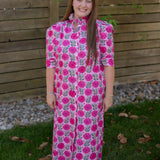 Adrienne Frolicking Daises Maxi