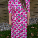 Adrienne Frolicking Daises Maxi