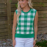 Picnic Sweater Vest Green