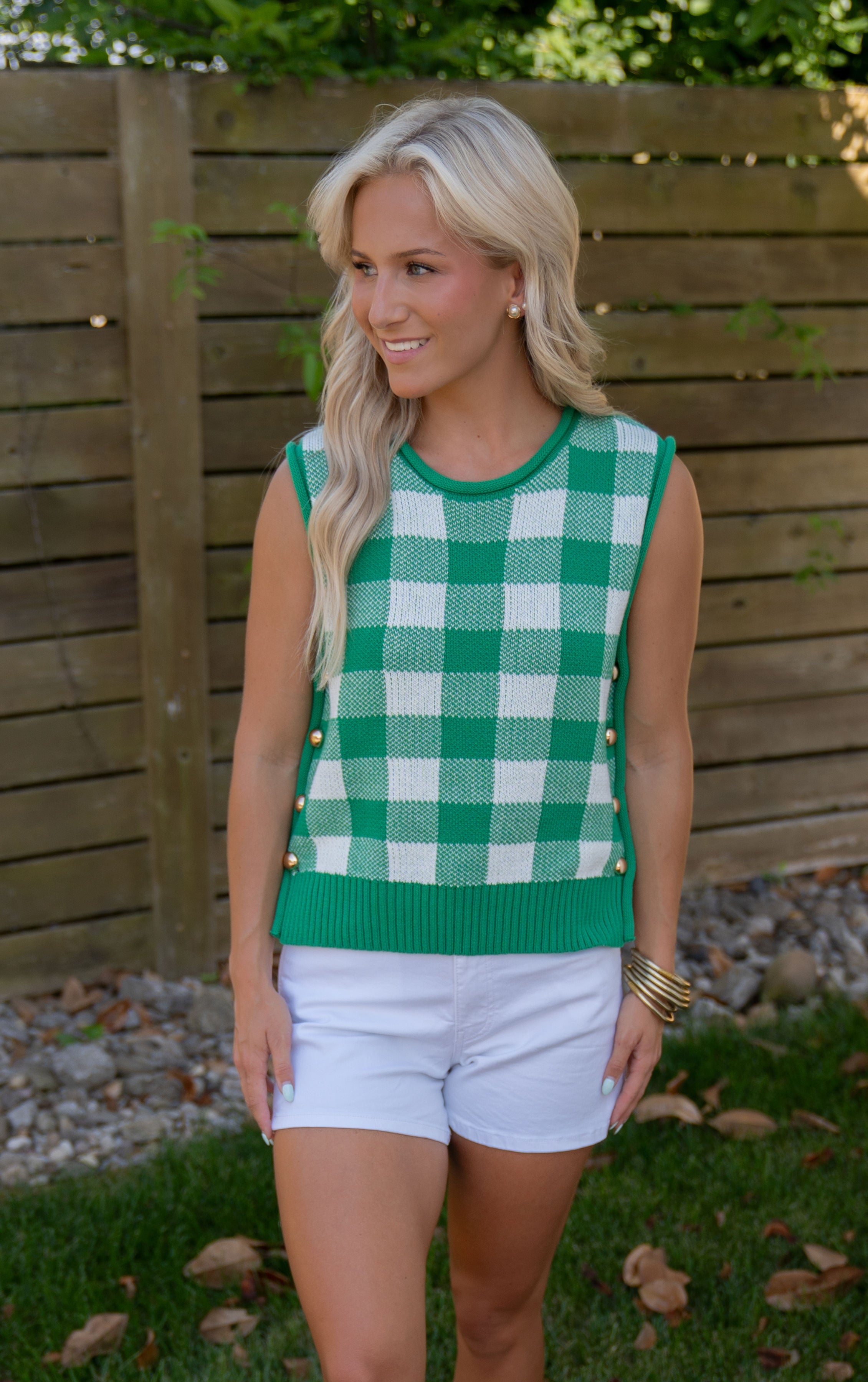 Picnic Sweater Vest Green