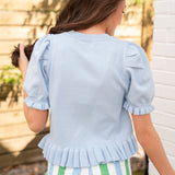 Bluebell Ruffle Knit Top
