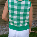 Picnic Sweater Vest Green